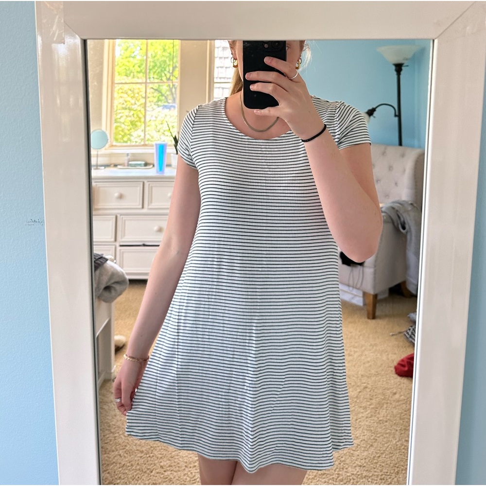 Striped Shift Dress